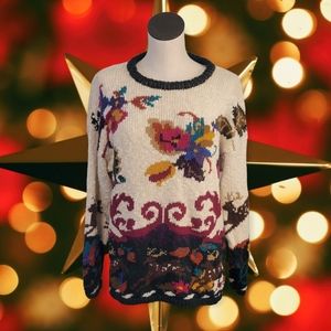 90s Heavy and Warm Holiday Sweater